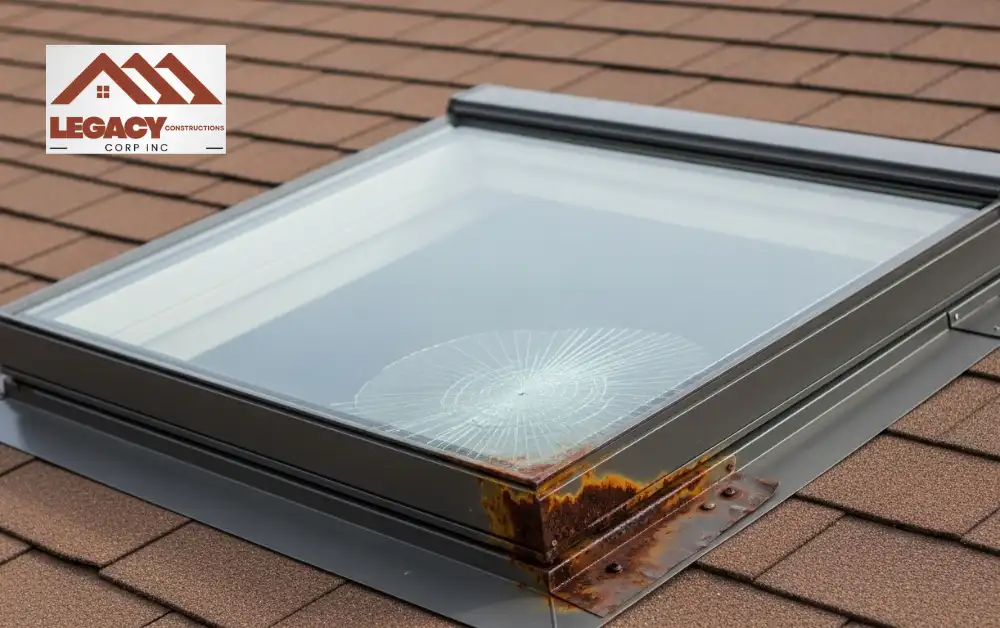 Inspect the Skylight and Surrounding Roof